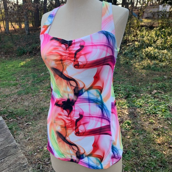 Old Navy Rainbow Smoke Athletic Top - Picture 2 of 8